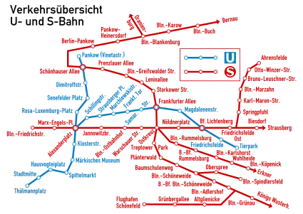 Schematic, color-coded map