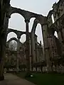 Fountains Abbey east end of church