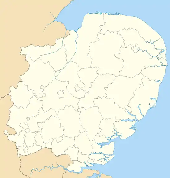 2018–19 Eastern Counties Football League is located in East of England