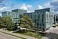 The main buildings of the Ebbepark site of Linköping Science Park.