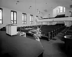 Inside Ebenezer Baptist Church, where Reverend Martin Luther King Jr. preached