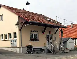 The town hall in Eberbach-Seltz