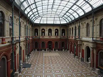 Courtyard of the École des Beaux-Arts (1832–70) by Félix Duban