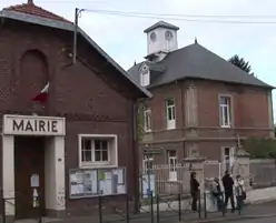 Town hall and school