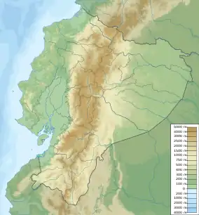 2016 Ecuador earthquake is located in Ecuador