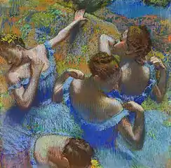 Blue Dancers, 1897, pastel on paper, Pushkin Museum, Moscow