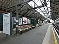 Platforms 2 and 3 heading southbound