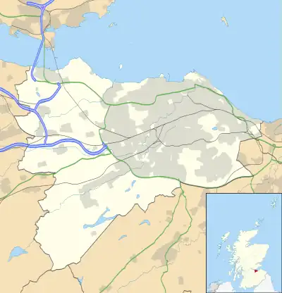 Location near the City of Edinburgh  council area