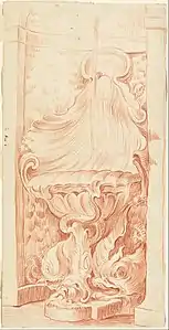 Design for Fountain in Niche, c. 1735; Cooper–Hewitt, National Design Museum
