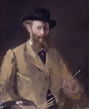 Édouard Manet, Self-Portrait with Palette, 1879