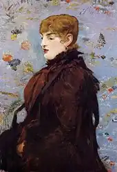 Autumn, Portrait Of Méry Laurent in a Brown Fur Cape, 1881