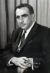 Edward Teller, nuclear physicist known as "the father of the hydrogen bomb"; faculty member