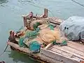 Eel traps in Haikou, China