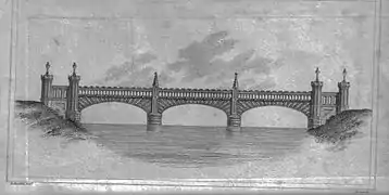 Eglinton Castle bridge in 1811