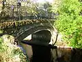 The chapel or Diamond bridge over the Lugton Water.