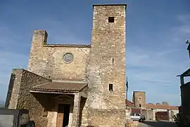 The church in Salazac