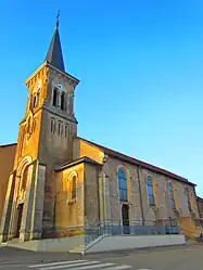 The church in Bouxières-sous-Froidmont