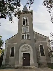 The church in Dampvitoux