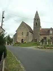 The church of the hamlet of Loges