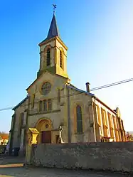 The church in Villers-Stoncourt