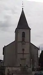 The church in Crézilles