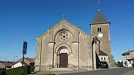 The church in Jeandelaincourt