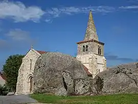 The church in Louroux-de-Beaune