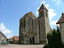 The church in Saint-Thibault