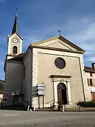 The church of Saint-Étienne-de-Crossey