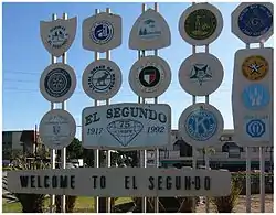 El Segundo's welcome sign