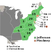 Electoral College map