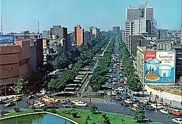 Keshavarz Boulevard in 1970