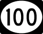 Delaware Route 100 marker