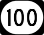 Iowa Highway 100 marker