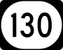 Iowa Highway 130 marker