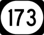 Iowa Highway 173 marker