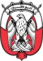 falcon in the emblem of Emirate of Abu Dhabi (UAE)