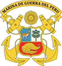 Naval Coat of arms  Escudo de la Marina de Guerra del Perú