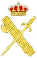 Emblem of the Guardia Civil, a law enforcement agency from Spain