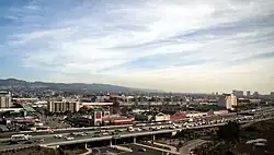 Emeryville as seen from a local highrise hotel