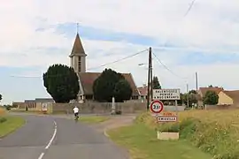 The church in Émiéville