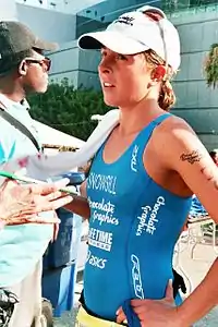 At the 2007 Los Angeles Triathlon.