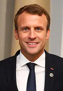 Emmanuel Macron(b. 1977)Incumbent since May 2017