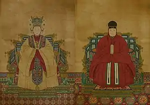 Emperor Shenzong and Empress Xiaoduan