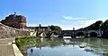 View from south towards the Castel Sant'Angelo and Ponte Sant'Angelo