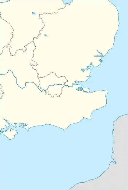 2015–16 FA Women's Premier League is located in Southeast England