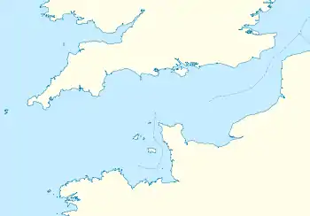 English Channel migrant crossings (2018–present) is located in English Channel