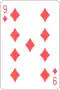 9 of diamonds