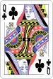 Queen of clubs