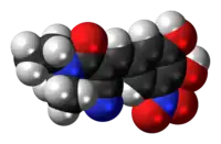 Space-filling model of entacapone